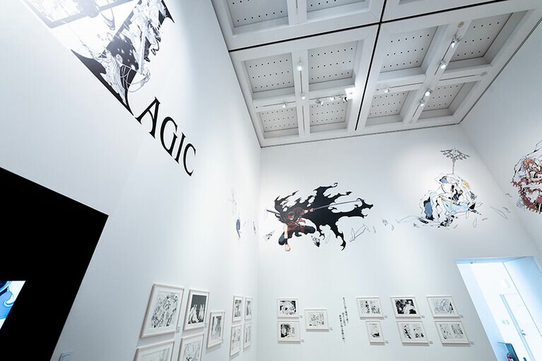 「CLAMP展」国立新美術館　2024年　展示風景。©CLAMP・ShigatsuTsuitachi CO.,LTD. ©C,ST/CEP