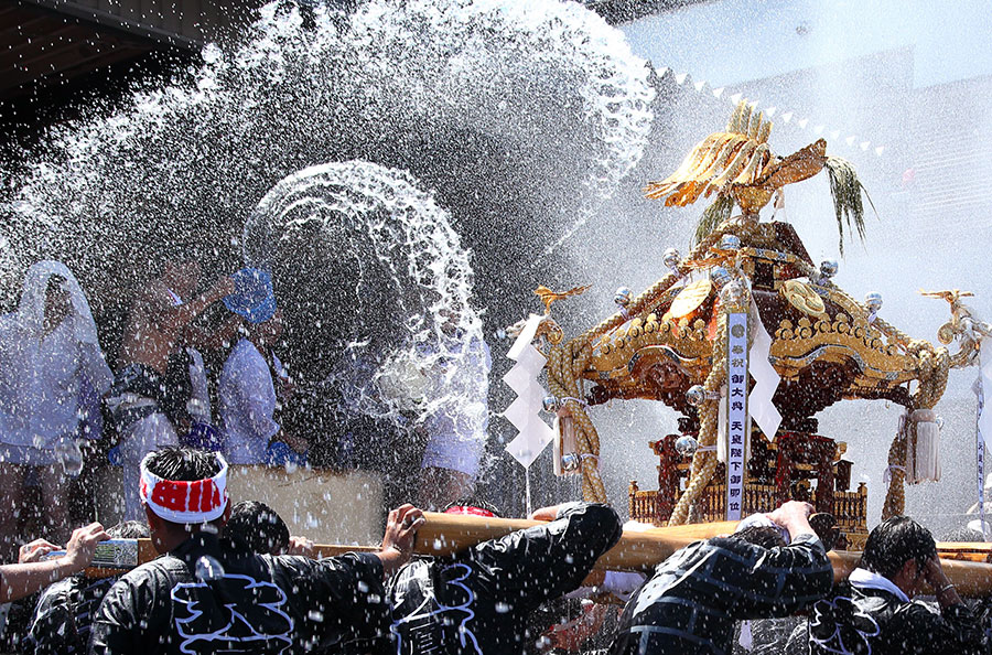 八重垣神社祇園祭。