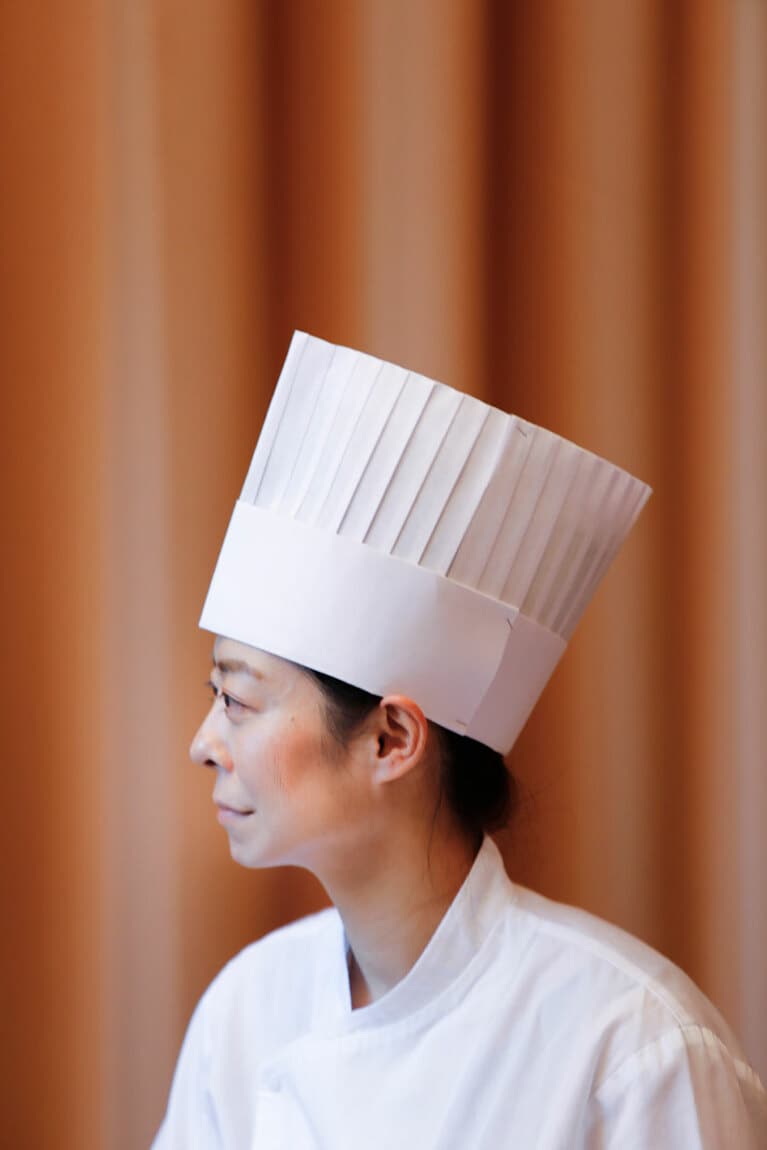 メートル・ショコラティエの齋藤香南子。