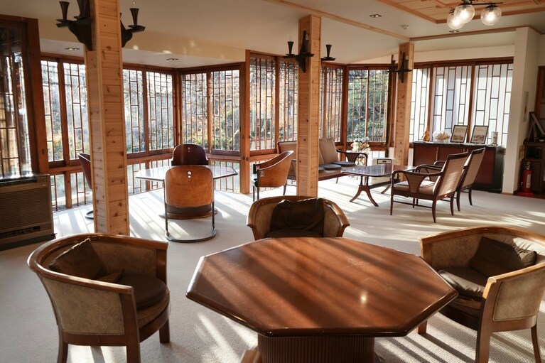 文化財の宿「千歳楼」。