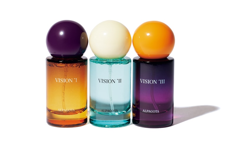 左から「ヴィジョン ワン」、「ヴィジョン ツー」、「ヴィジョン スリー」各（容量30ml）11,000円／すべてアルパゴタ（シーチェンジ 03-6869-5669）