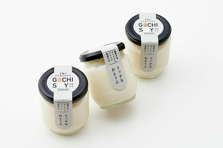 島原食品 GOCHISOY「リッチなおとうふ」各120g 500円(税込)。