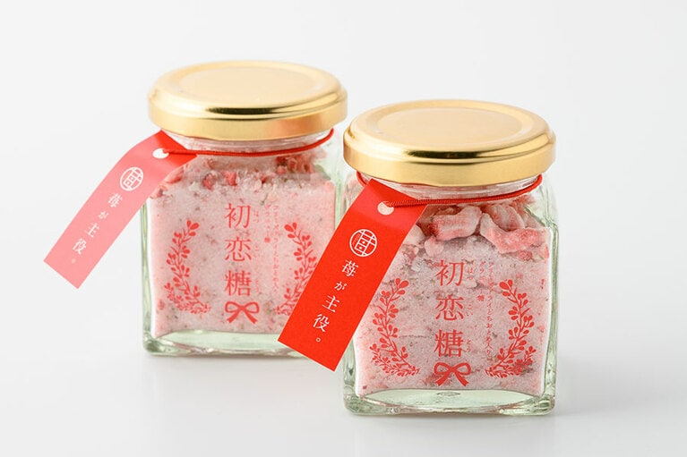 初恋糖 各80g 1,512円／苺が主役