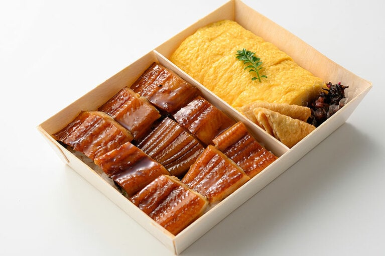 あなごとだし巻き弁当 1,350円。