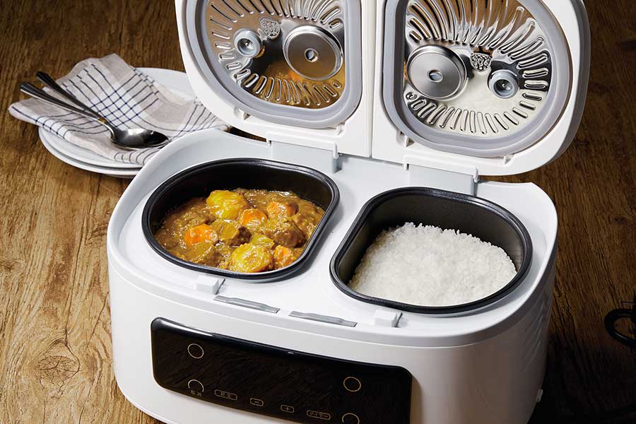 自動調理鍋 ツインシェフ - 調理器具