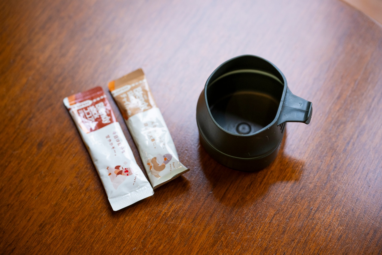 約25gと超軽量。環境に配慮した独自素材を使っている。770円。