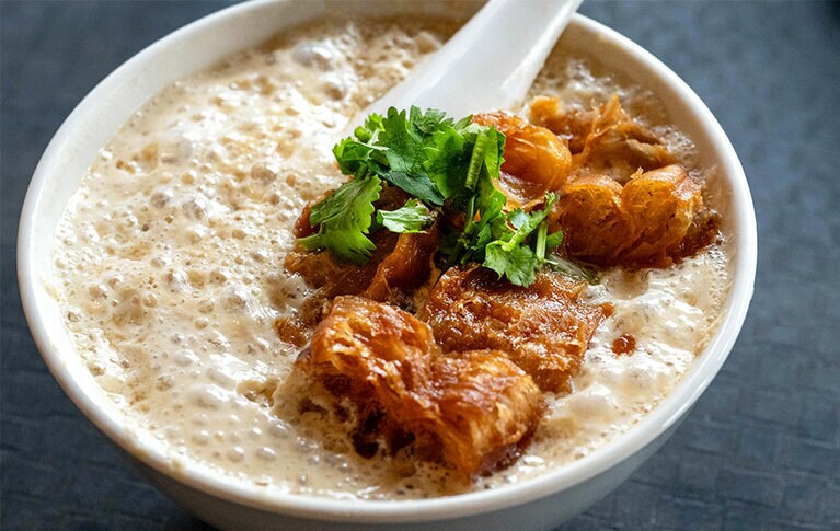 「鹹豆漿」40元。