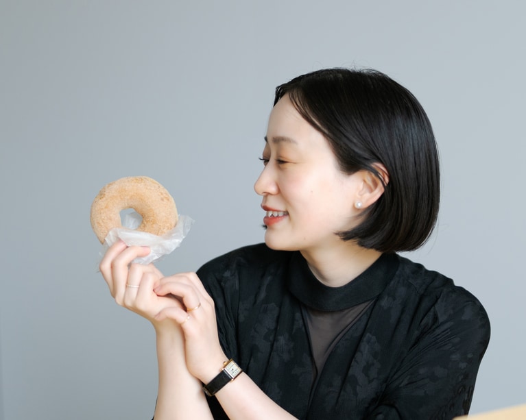 ドーナツを食べて、クールダウン。