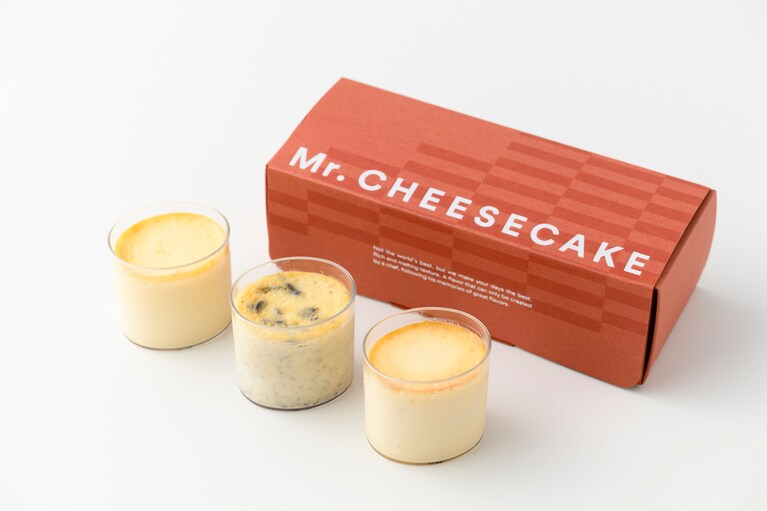 Mr. CHEESECAKE Petit Tokyo Assortment 2,727円（3個入り）。