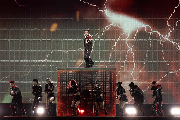 SHINeeのKEY 「KCON JAPAN 2024」© CJ ENM Co., Ltd, All Rights Reserved