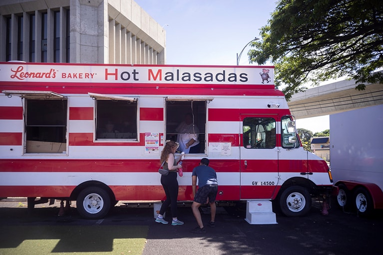 Leonard's Pearlridge Malasada Mobile。
