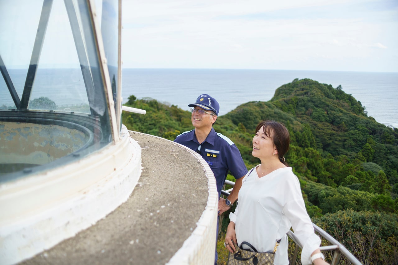 高さに慄きつつも、海上保安庁の桜川さんとしばし千葉の思い出話に耽る。