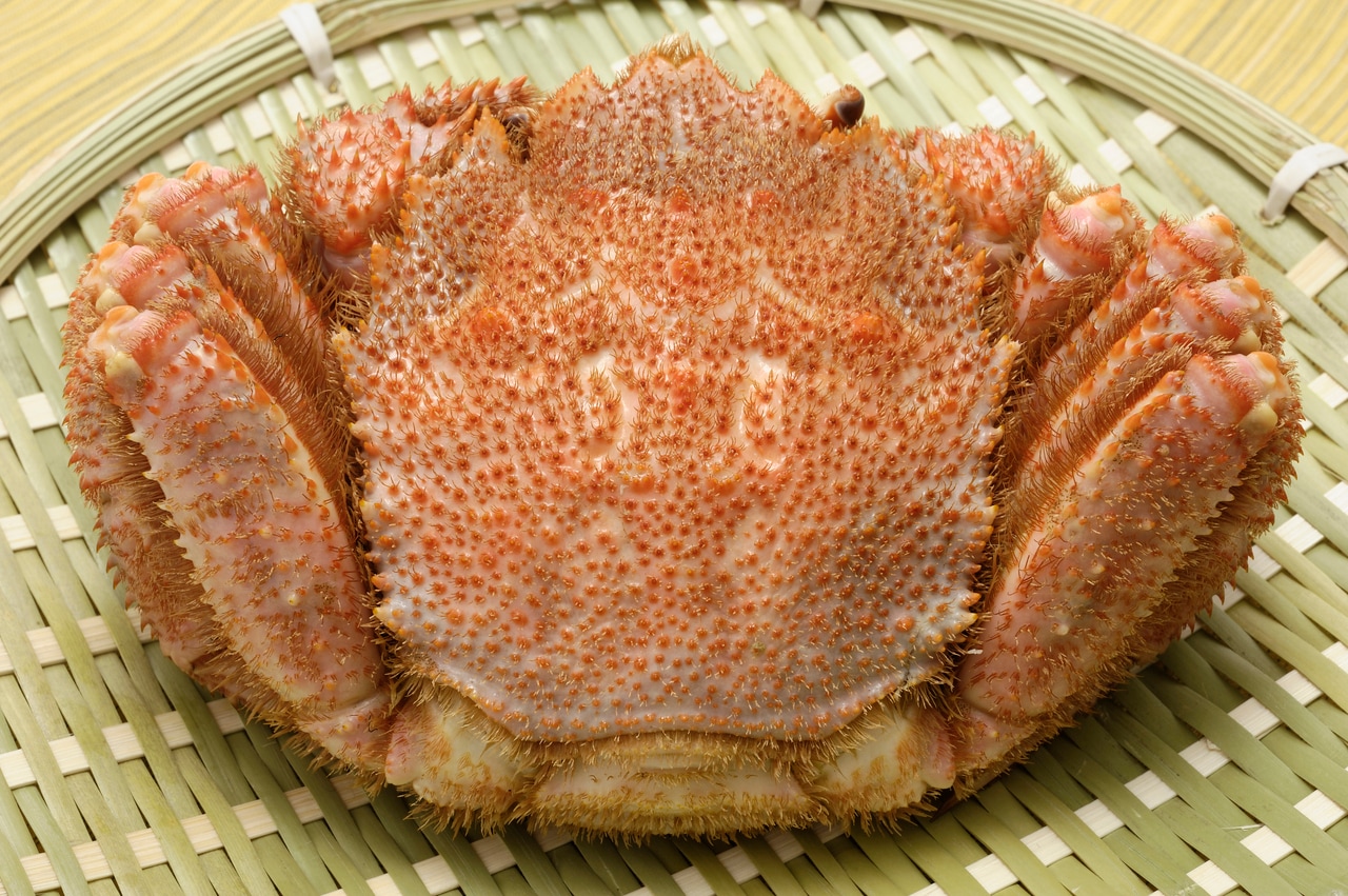 毛ガニもスーパーに売っている。写真：GYRO_PHOTOGRAPHY/イメージマート