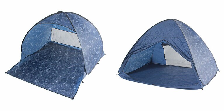 左：ポップアップテント Starry NV 3,480円。右：ポップアップテント Starry NV L 4,980円。