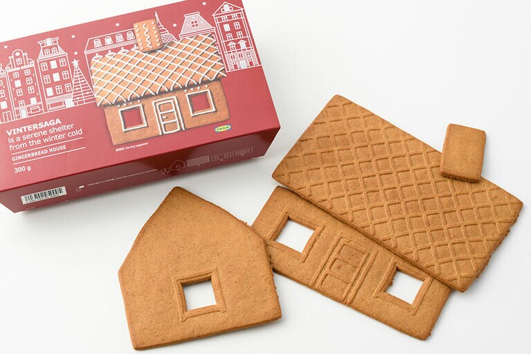 VINTERSAGA ヴィンテルサーガ「ジンジャーブレッドハウス」499円(300g、税込)。