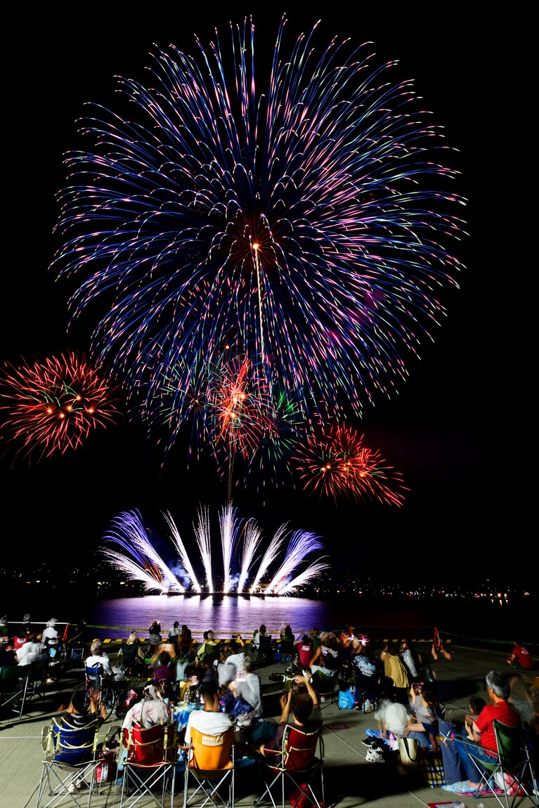 【広島県三原市】2025やっさ花火フェスタ。撮影者：藤原敏明