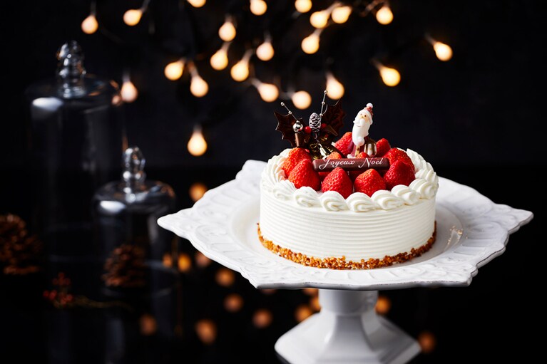 ホテル雅叙園東京「嘉山農園の苺ショートケーキ」4号4,500円、5号5,500円。