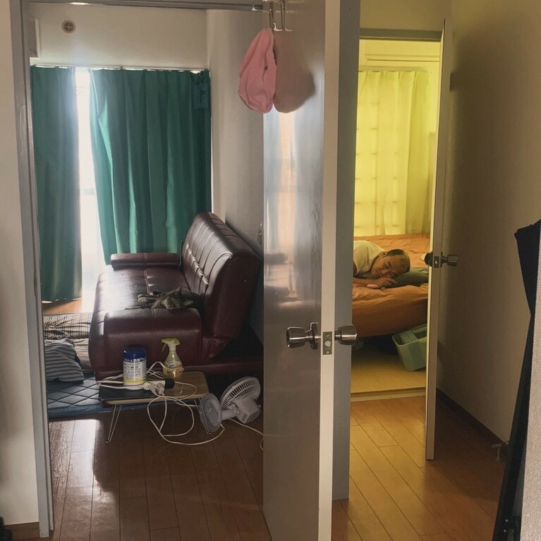 きしたかの・高野さんと愛猫・ごま吉。