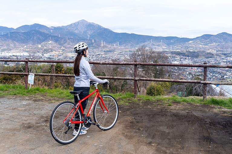 頑張った後には、ご褒美が。見晴らしのよい眺望が広がっていました。