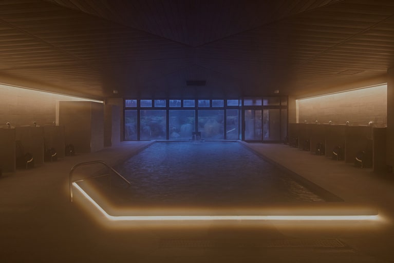 グランドメルキュール八ヶ岳リゾート＆スパの温泉大浴場。