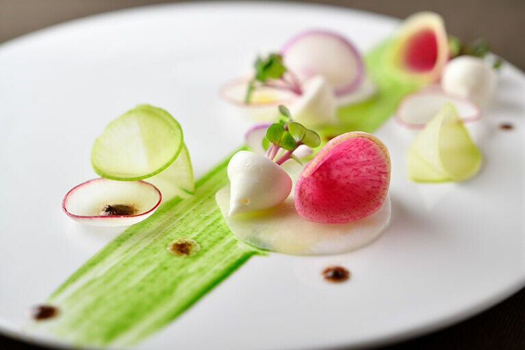 酒の宿 玉城屋［新潟／松之山温泉］料理一例。