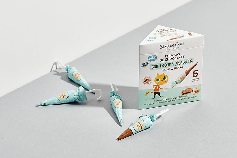 パラソルチョコレート ミルクヘーゼルナッツ 496円。