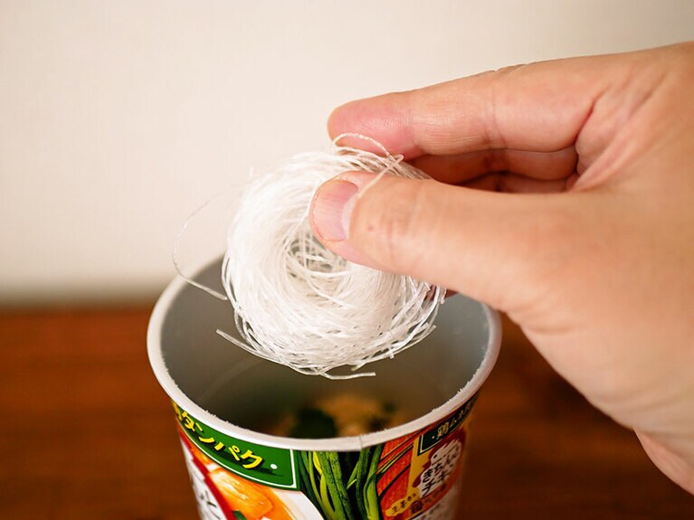 春雨は汁もののボリュームアップに。