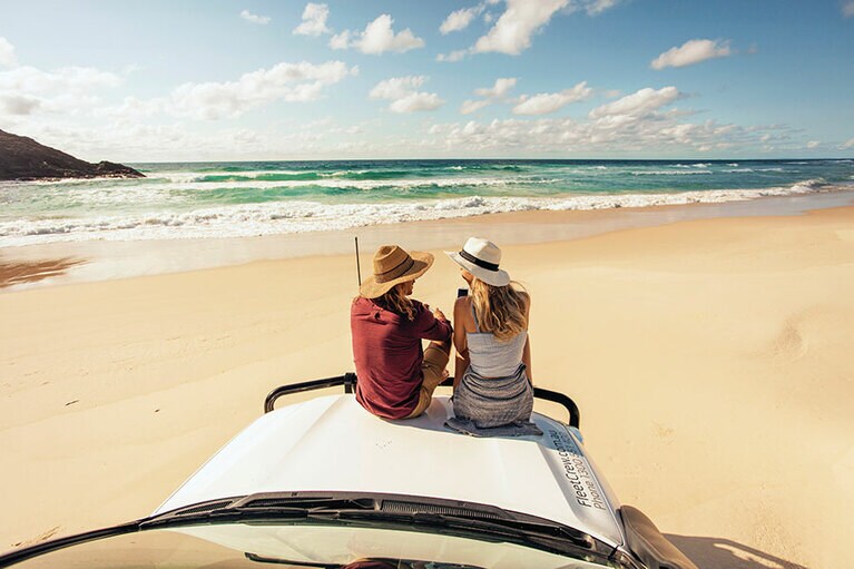 ブリスベンからフェリーで約75分。気軽に訪れることができる、ネイチャー・アイランド。日本語スタッフも日替わりで駐在。