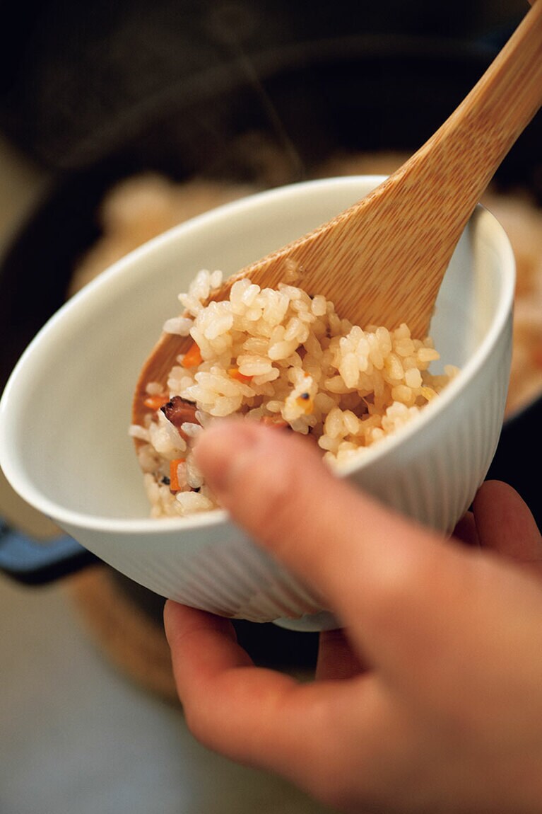 あっという間に美味しい蛸めしのできあがり！