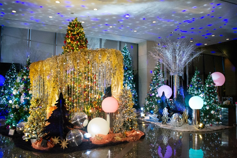 グランド ハイアット 東京のクリスマスツリー。