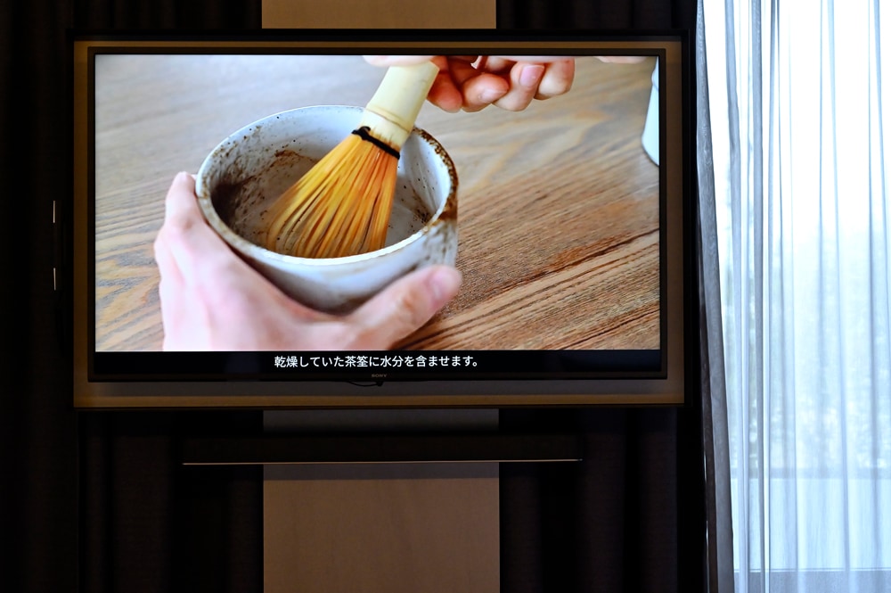 客室で楽しむ “京都体験” は、今後さらに充実していく予定だそう。