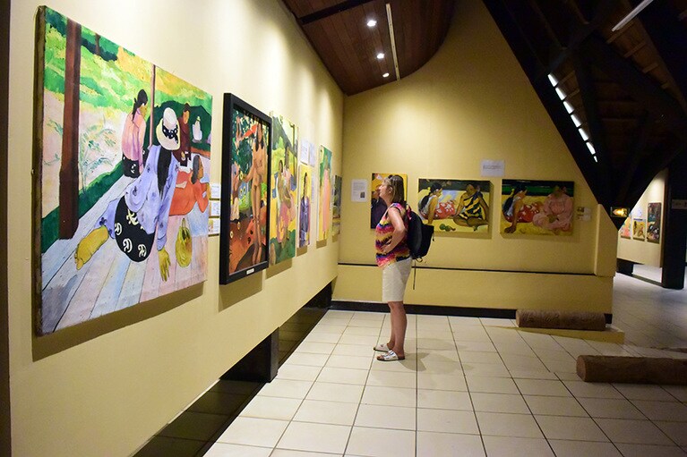 ゴーギャンの足跡をたどれる博物館。