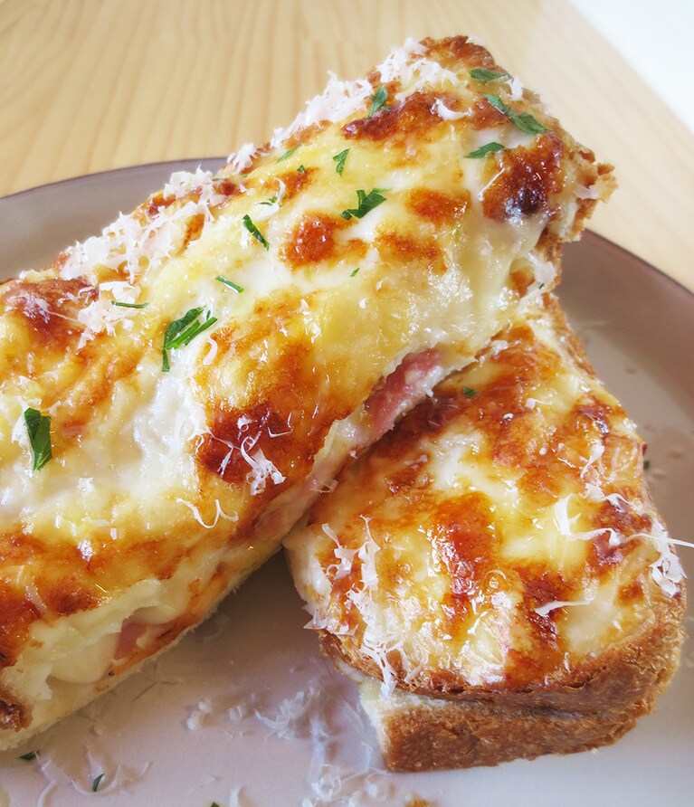 「クロックムッシュ」650円。