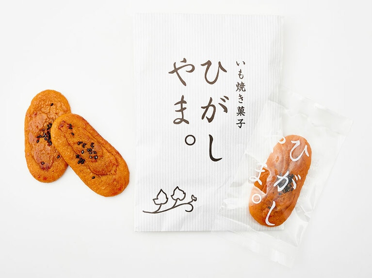 四万十ドラマ「いも焼き菓子 ひがしやま。」4個入り 800円(税込)。