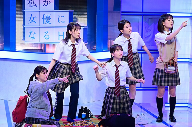 8回目のバトルでは5人同時に演技。©TBS