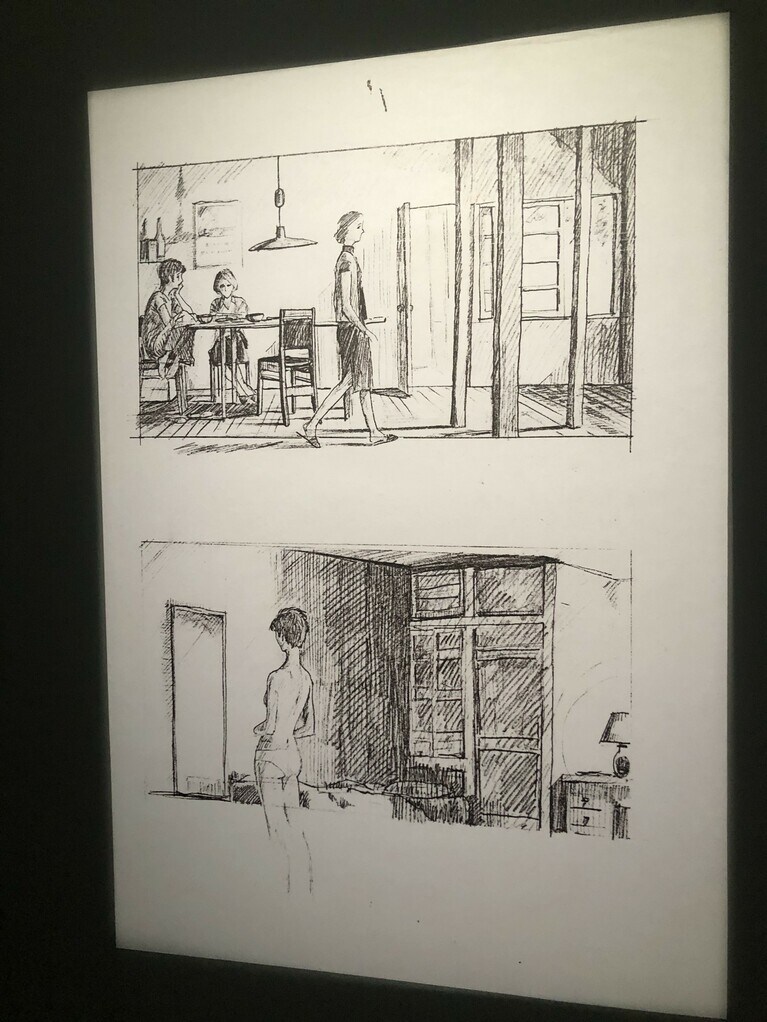 エドワード・ヤン展での写真。