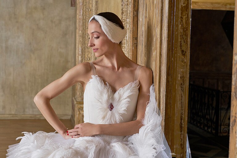 鍛え抜かれたバレリーナの肉体。産後にはダイエットを成功させた。