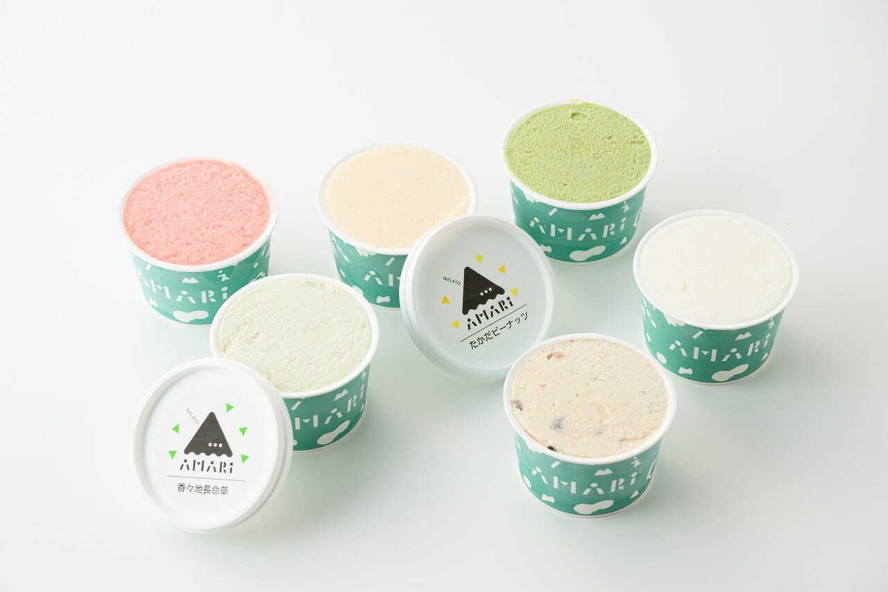 豊後高田＊クラフトジェラートSET 3,300円（6個入り）／AMARI