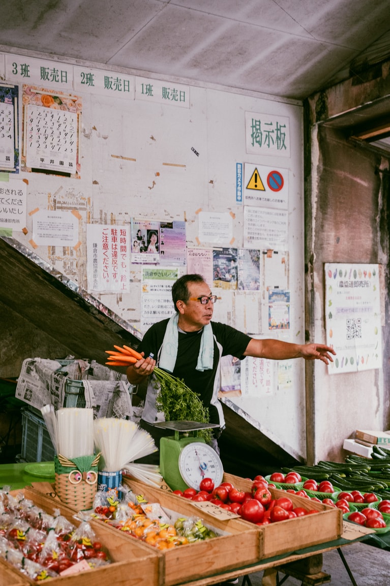 明治初期から続く農家の5代目・盛田勝美さん。