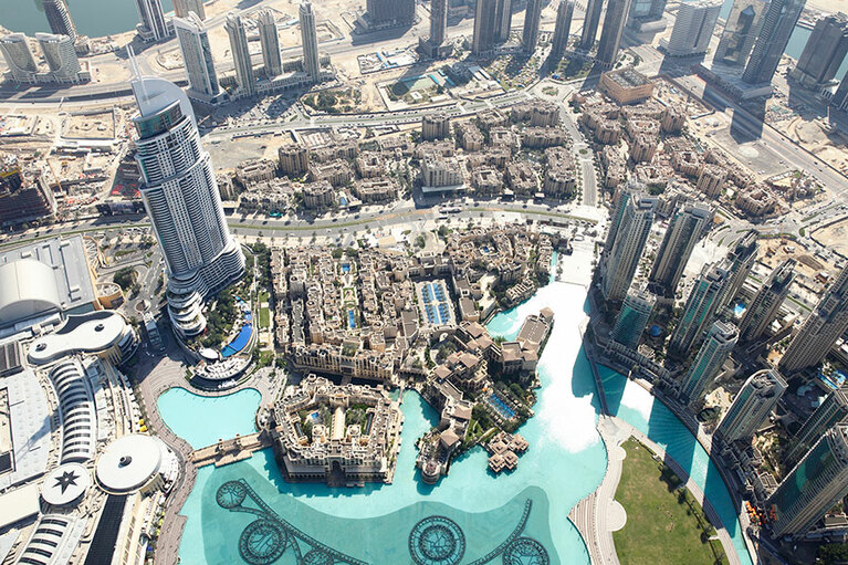 展望台「スカイ」からの眺め。非現実感たっぷりです。