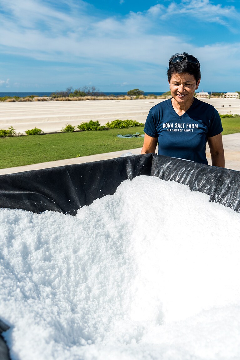 できたての海塩。