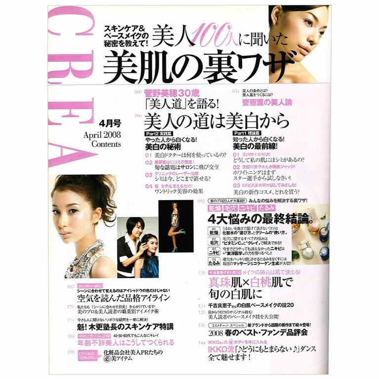 2008年4月号目次。