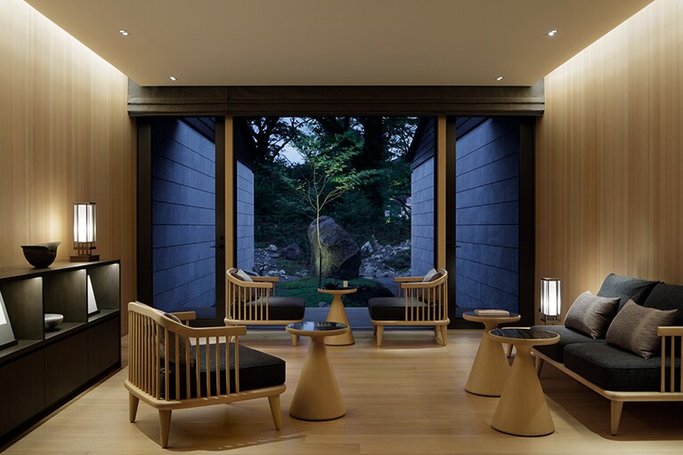 ザ・リッツ・カールトン日光［栃木／奥日光湯元温泉］温泉ラウンジ。