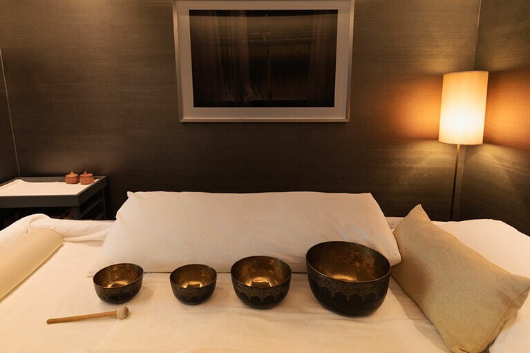トリートメントパッケージ「エレメンツ・オブ・ライフ」（2,800タイバーツ）用の個室。
