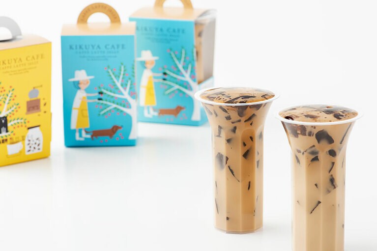 カフェラテゼリー 115g×5個 1,700円／お菓子の菊家