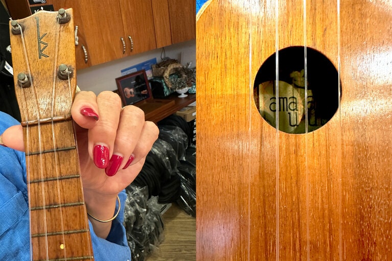 この金色ラベルは1960年代のもの。私が持っているのは次の世代の白ラベル。