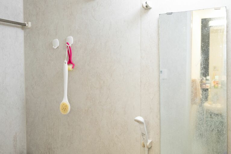 浴槽などを洗う用かと思いきや、体を洗う用のブラシだという