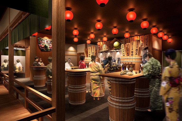 着物スタイルの館内着に着替えて、安土桃山時代の世界にどっぷりと浸れる。