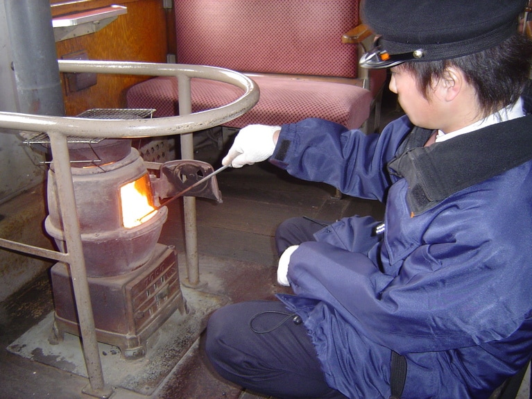 ストーブ列車。