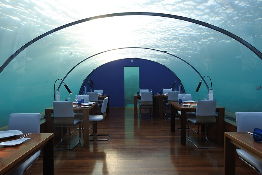 世界初の海中レストラン「イター アンダーシー」と同じスタッフが「ザ・ムラカ」を担当。